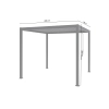 Pergola ogrodowa tarasowa aluminiowa NORDVIC Skyline 3 x 3 m Antracyt + Montaż w cenie
